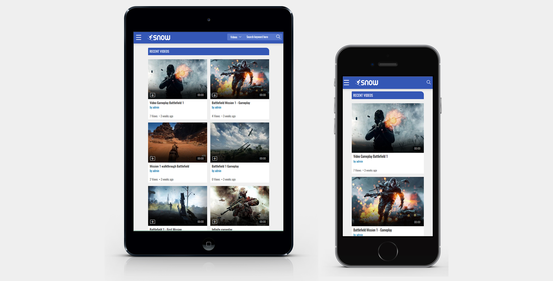 snow-theme-responsive-layout